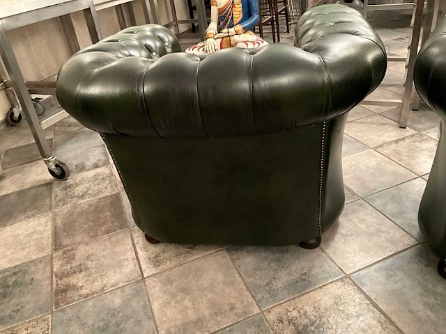 2 x chesterfield zetels - afbeelding 4 van  5