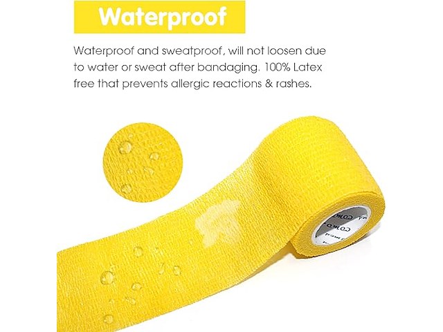 2 x comomed cohesive bandages (12 stuks) - afbeelding 3 van  3