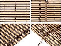 2 x cy.curtain bamboe rolgordijn (120 x 250 cm) - afbeelding 2 van  2