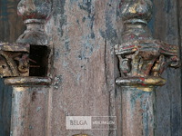 2 x decoratieve houten zuil - afbeelding 4 van  7