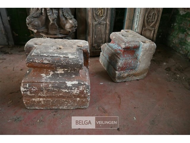 2 x decoratieve houten zuil - afbeelding 5 van  7