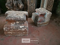 2 x decoratieve houten zuil - afbeelding 5 van  7