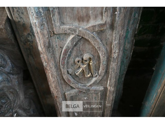 2 x decoratieve houten zuil - afbeelding 7 van  7