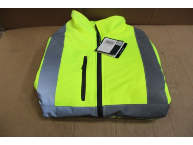 2 x deltaplus moonlight2 2 in 1 waterdichte softshell met hoge zichtbaarheid (medium) - afbeelding 1 van  2