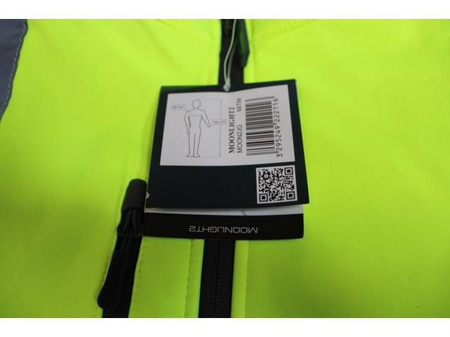 2 x deltaplus moonlight2 2 in 1 waterdichte softshell met hoge zichtbaarheid (medium) - afbeelding 2 van  2