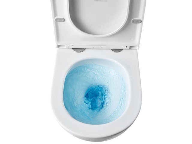 2 x design hangtoilet tornado wit - gesloten onderbodem - afbeelding 4 van  6