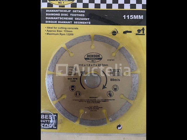 2 x diamantschijf 115 en 125 mm - afbeelding 2 van  3