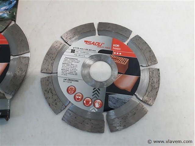 2 x diamantschijf 115mm sadu - afbeelding 2 van  2