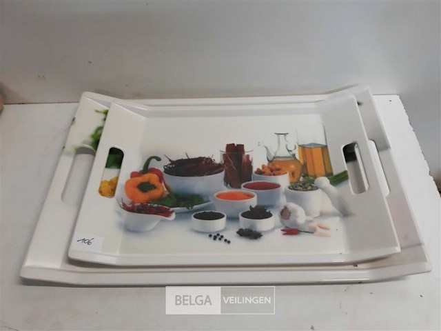 2 x dienblad melamine 38-46 cm - afbeelding 2 van  3