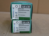2 x dns plus schroef 3,0 x 35 (ip: 1000 stuks) - afbeelding 1 van  2