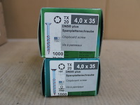 2 x dns plus schroef 4,0 x 35 (ip: 1000 stuks) - afbeelding 1 van  2