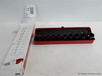 2 x doppen ½ in set 12 delig - afbeelding 1 van  2