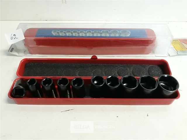 2 x doppen ½ in set 12 delig - afbeelding 3 van  3