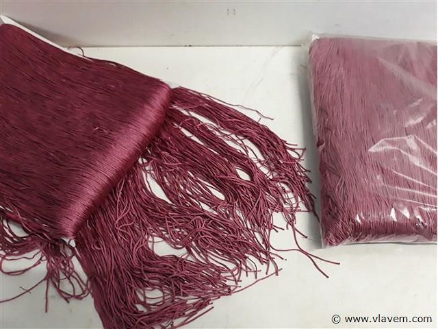 2 x draadgordijn 100x250 cm paars - afbeelding 2 van  2