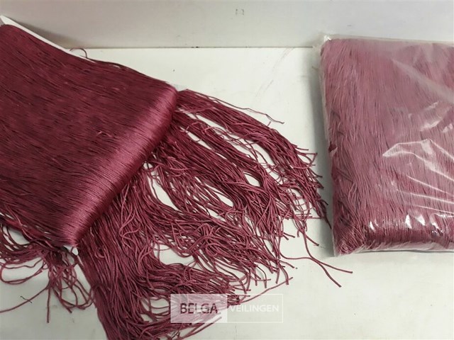 2 x draadgordijn 100x250 cm paars - afbeelding 3 van  3