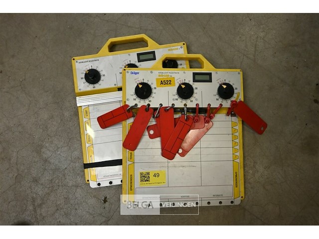 2 x dräger ademlucht registratie - afbeelding 2 van  4