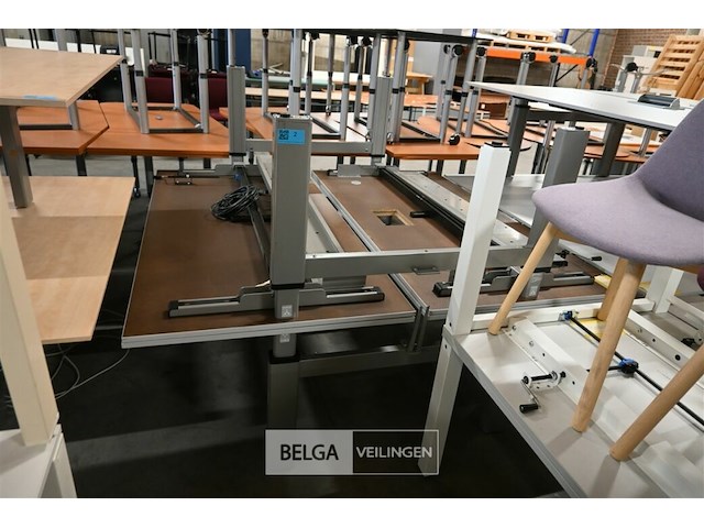 2 x dubbele bureau - afbeelding 1 van  5