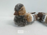 2 x eend zachte haren 20x13 cm - afbeelding 3 van  3
