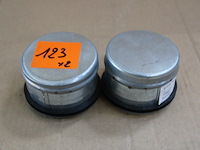 2 x eindstop voor buis ø80 met dichting - afbeelding 1 van  2