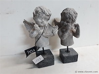 2 x engel op voet 21 cm - afbeelding 2 van  2