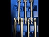 2 x extra lange dop bit set torx en spline - afbeelding 1 van  5