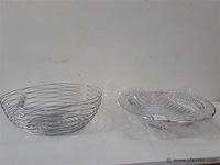 2 x fruitmand metaal - afbeelding 2 van  2