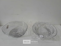 2 x fruitmand metaal - afbeelding 1 van  3