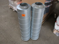 2 x geluidsdemper ø125 l=900 - afbeelding 2 van  6