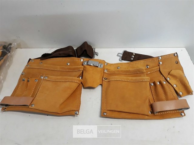 2 x gereedschapsgordel 11 vakken - afbeelding 3 van  3