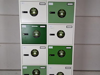 2 x gispen lockerkast (groen) - afbeelding 1 van  2