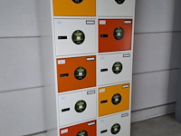2 x gispen lockerkast (oranje) - afbeelding 2 van  2