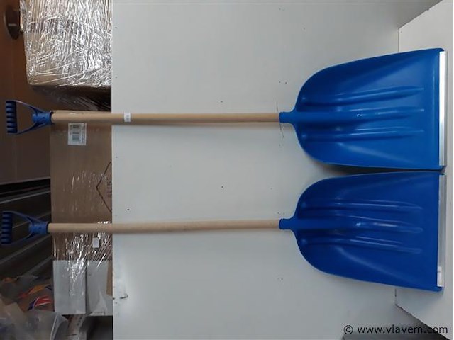 2 x graan – bladschep met steel - afbeelding 1 van  2