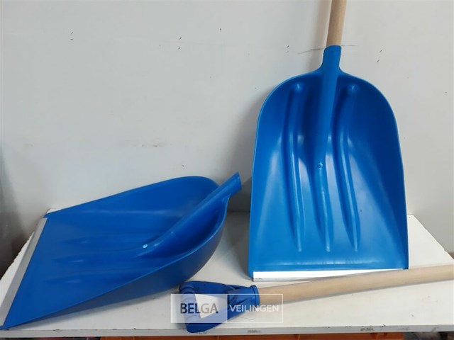 2 x graan – bladschep met steel - afbeelding 3 van  3