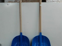 2 x graan – bladschep met steel - afbeelding 1 van  3