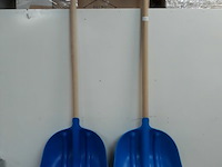 2 x graan – bladschep met steel - afbeelding 1 van  3