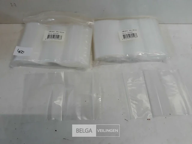 2 x gripzakjes 100 stuks 10x15 cm - afbeelding 2 van  3
