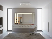 2 x gu10 opbouwspot armatuur 4 cilinder zand wit draaibaar - afbeelding 3 van  5
