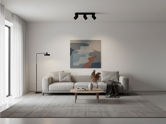 2 x gu10 opbouwspot armatuur triple cilinder zand zwart draaibaar - afbeelding 2 van  7