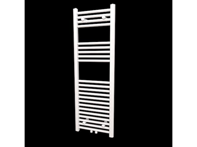 2 x h1200xb500 handdoekradiator mat wit - linteo - afbeelding 2 van  4