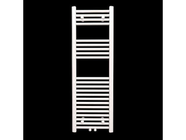 2 x h1200xb600 handdoekradiator mat wit - linteo - afbeelding 1 van  4
