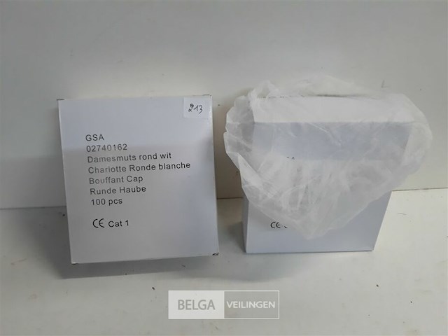 2 x haarnetje wegwerp 100 stuks - afbeelding 2 van  3