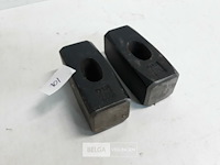 2 x hamerblok 1 kg - afbeelding 1 van  3