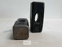 2 x hamerblok 1 kg - afbeelding 3 van  3