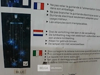 2 x hangende blauwe led steren - afbeelding 3 van  3