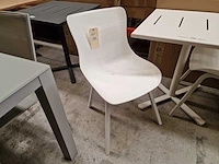 2 x hartman sophie element stoel kleur royal wit met poten wit