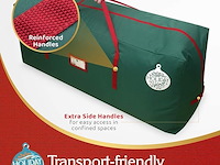 2 x holiday spirit christmas tree opbergtas (groen) - afbeelding 2 van  3
