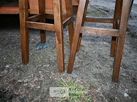 2 x houten barkruk - afbeelding 4 van  4