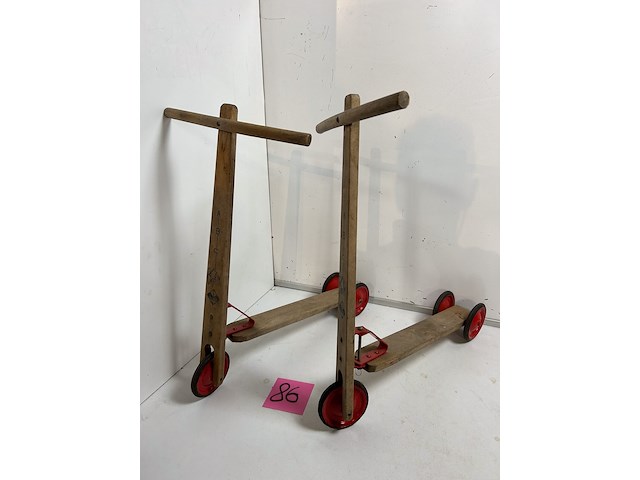 2 x houten kinderstep - afbeelding 1 van  2