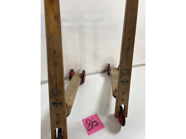 2 x houten kinderstep - afbeelding 2 van  2