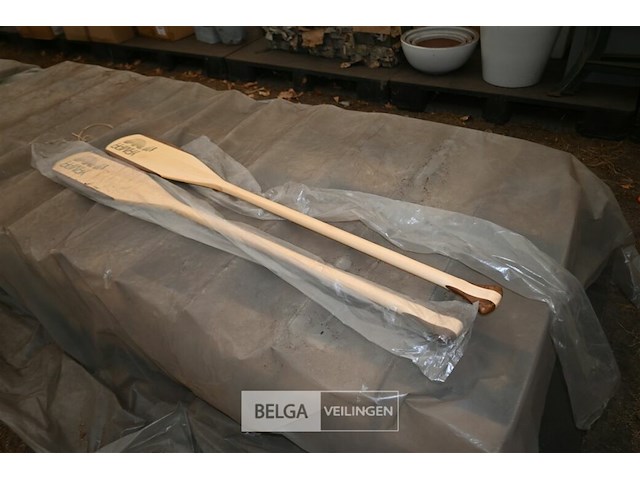 2 x houten steekpeddel - afbeelding 1 van  5